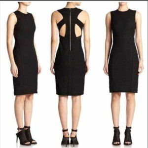 🌟  Helmut Lang ( the epitome of sophistication ) Black Cutout Sheath Dress 🌟